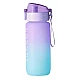 Sticla de apa potabila fitness Colorata 20Oz cu Marcator de timp Sticla de apa potabila fitness Colorata 20Oz cu Marcator de timp