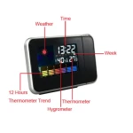 Ceas Meteo 8190 cu calendar si higrometru ce proiecteaza ora pe tavan
