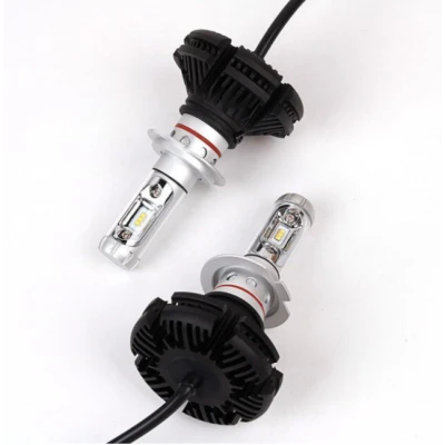 Set de 2 Lampi LED auto X3 H7 Premium putere 50W 6000LM temperatura 8000K