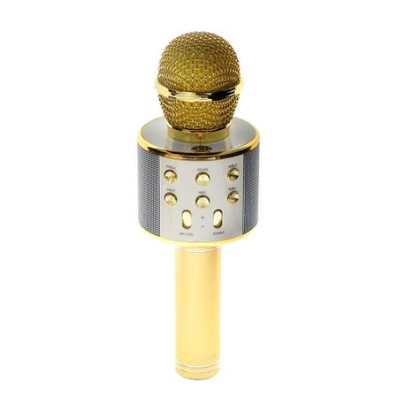Microfon WS-858 Karaoke Wireless cu Bluetooth cu Boxa inclusa