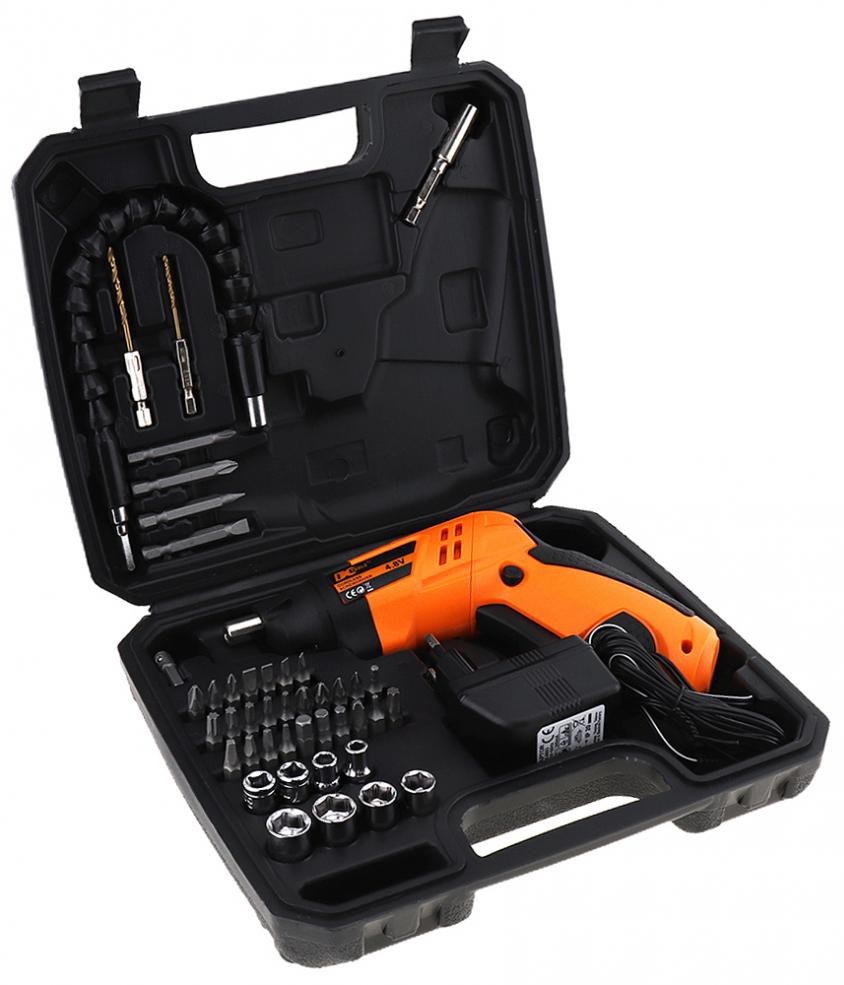 Șurubelniță Electrică Reîncărcabilă DCTools 47 Piese: Ușor de Utilizat, Perfectă pentru Casă & Grădină!