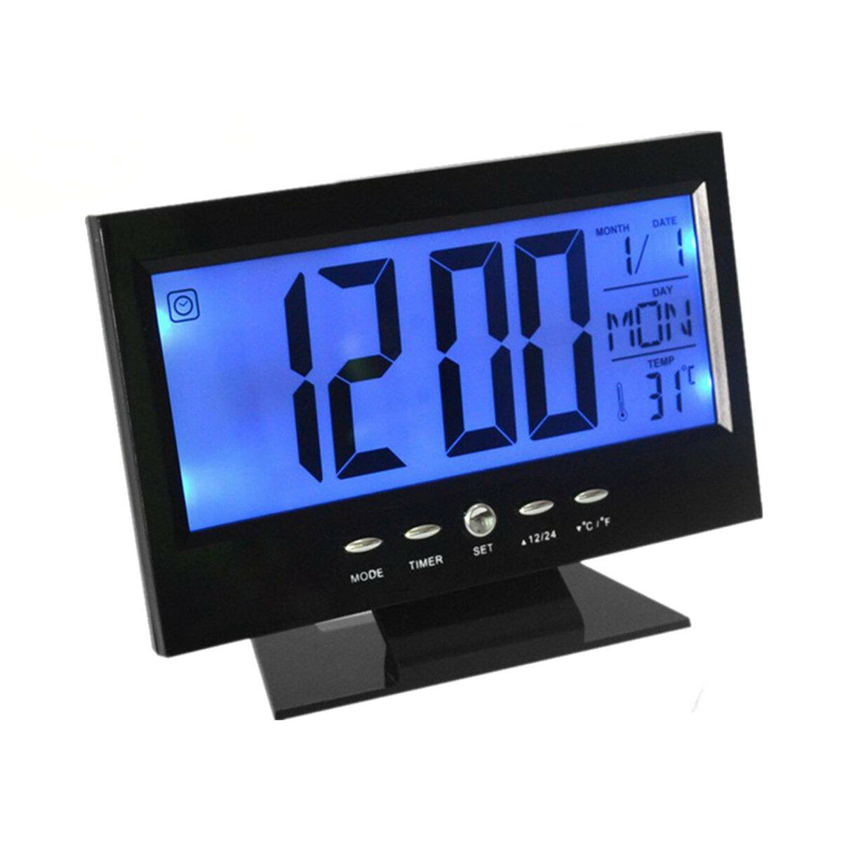 Ceas cu ecran LCD DS 8082 NEGRU