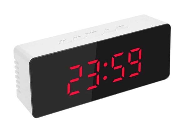 Ceas digital led mirror clock DS-3658L afisaj ROSU