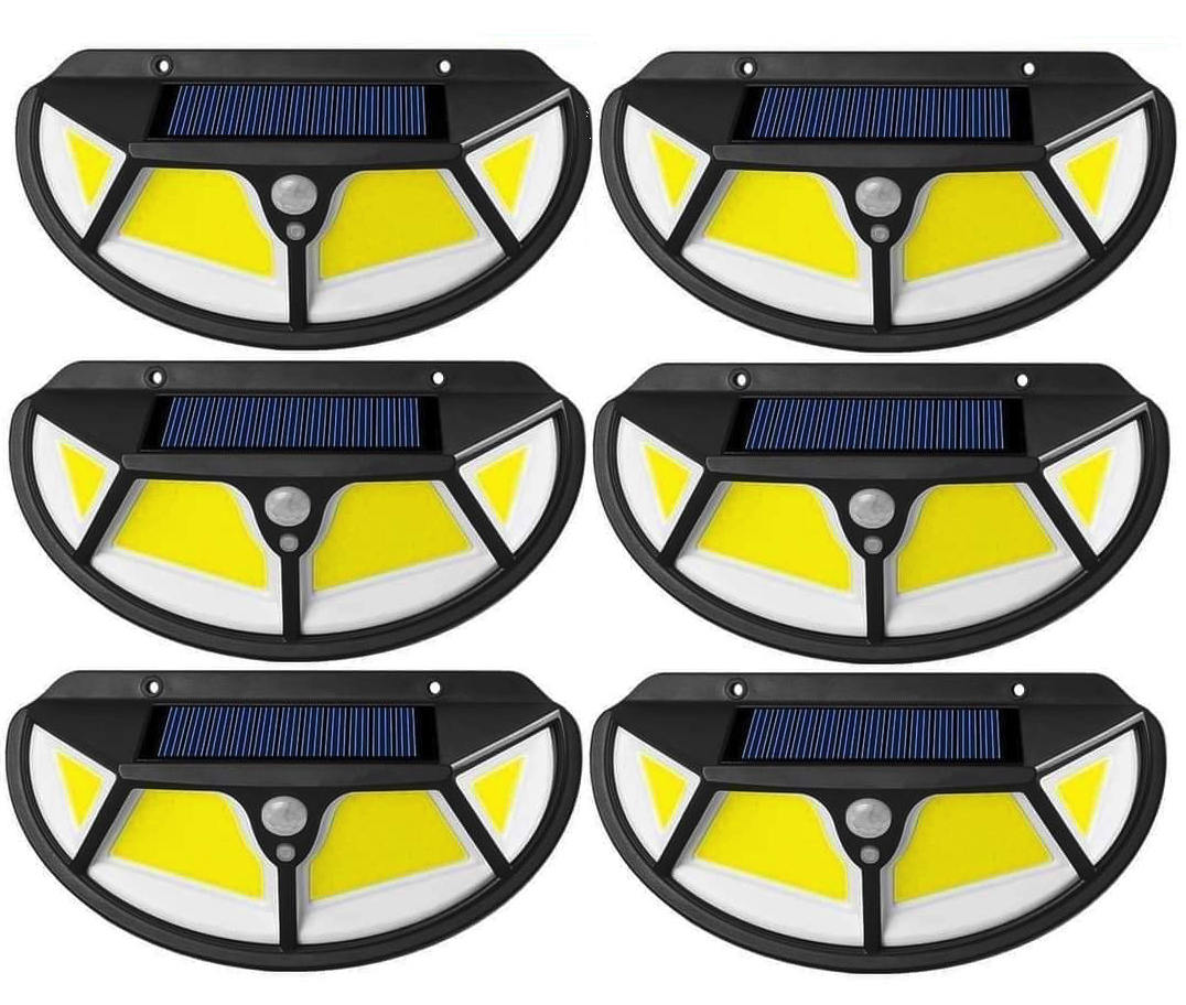 6 x Lampa solara SH -122 LED COB cu senzor de miscare si lumina 3 moduri ILUMINARE