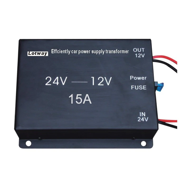 Convertor Auto 15A pentru Tensiune 24V - 12V