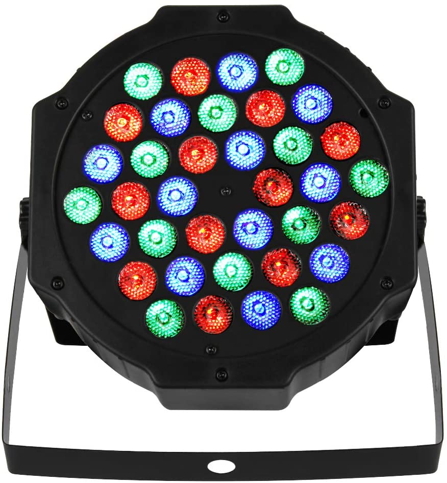 Proiector PAR 36 LED-uri Lumini Scena JOC de lumini Dj sau Club