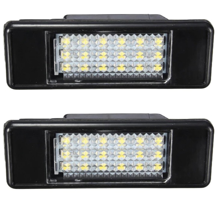 Set 2 x lampi numar LED Citroen C2 C3 C4 C5 C6 C8