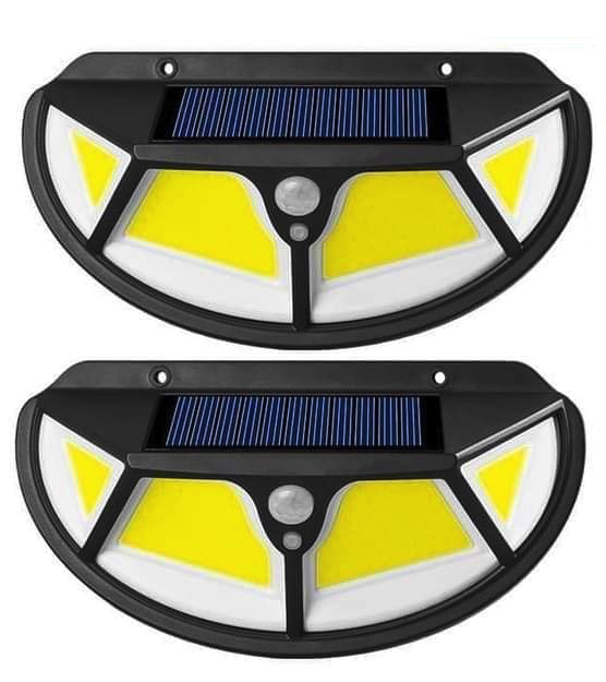 Set 2 Lampa solara SH -122 LED COB cu senzor de miscare si lumina 3 moduri ILUMINARE