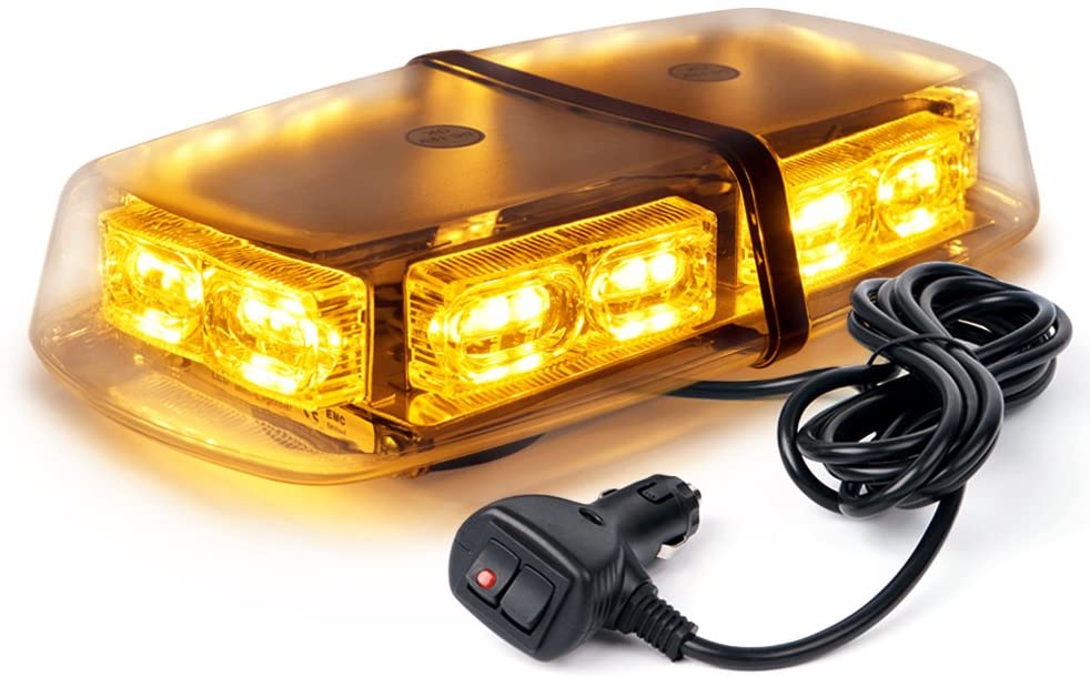 Girofar LED Galben Stroboscopic 36LED – Siguranță și Stil pe Drumuri 12V/24V