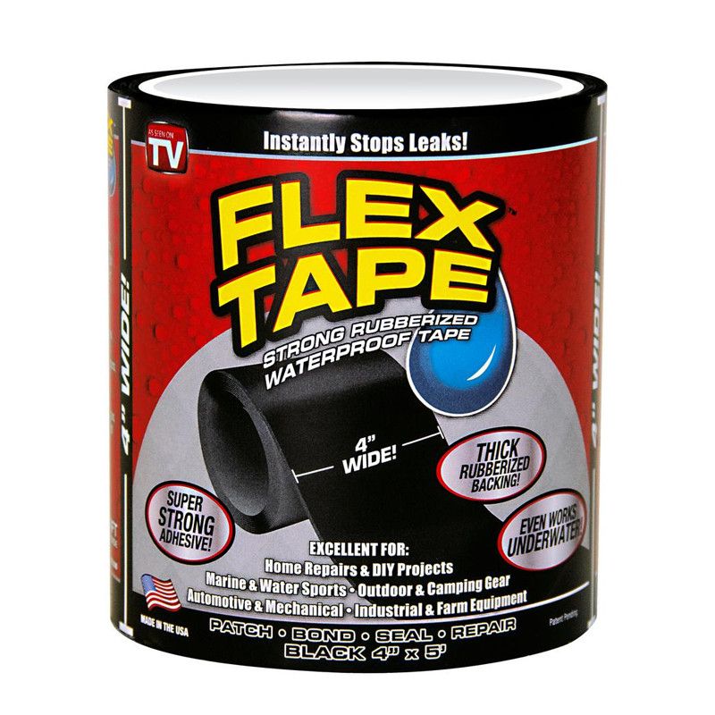 2 x Banda Flex Tape Adeziva 4 " reparatoara rezistenta