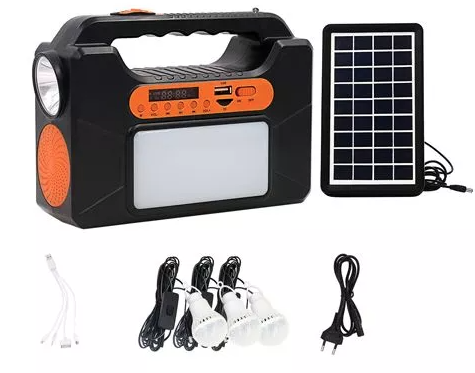 Kit solar EP-393 cu Radio si 3 becuri