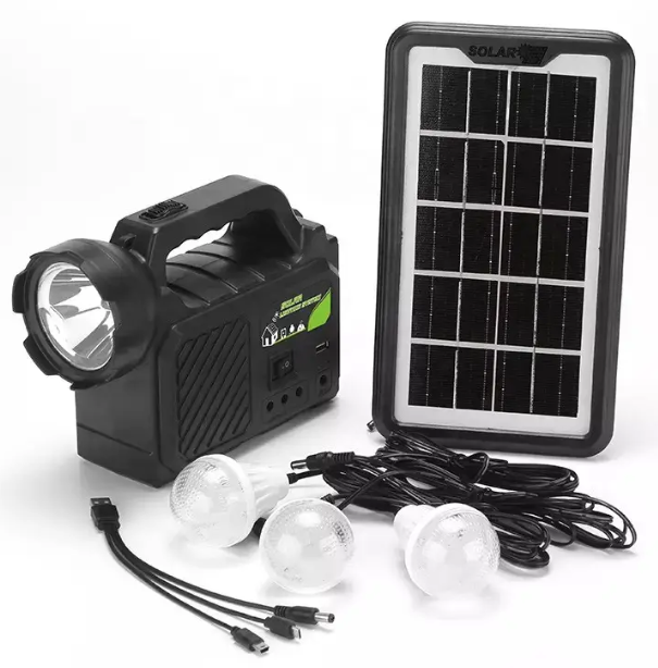 Kit solar GDPlus GD-P30 cu 3 becuri