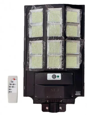 Lampa solara stradala tripla cu telecomanda 1000W 12 CASETE