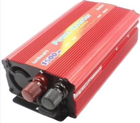 Invertor auto 12v-220v 1500w Portocaliu