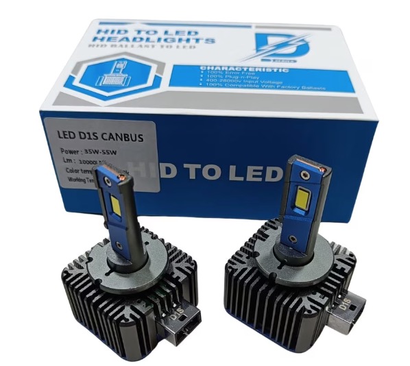 Set 2 Becuri D Series D1S LED 35W 10000 Lm 6500K