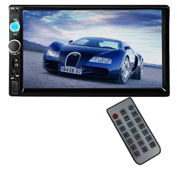 Video Player auto 2DIN 7" CTC 7080 Touchscreen Bluetooth USB Aux