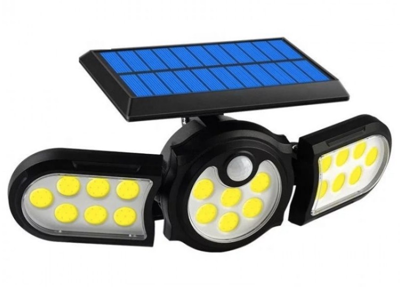 Lampa solara cu inductie SH-1206B si panou Solar Integrat 3 Capete Reglabile