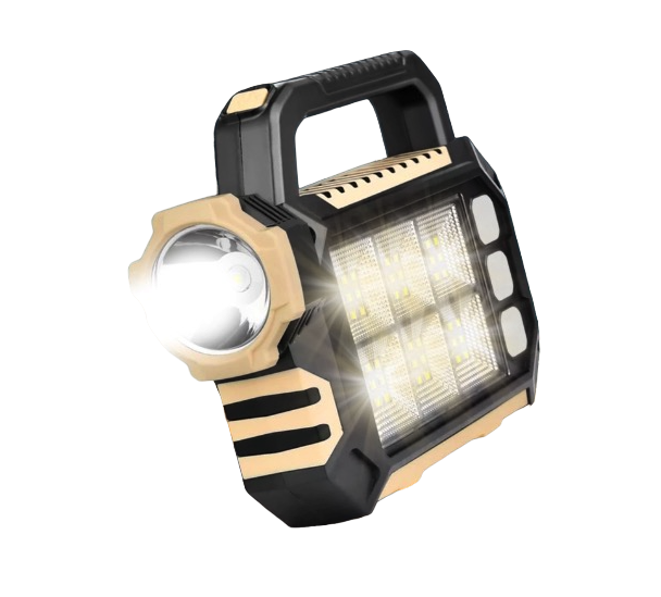 Lampa portabila solara 8029 cu 1led + 54 COB