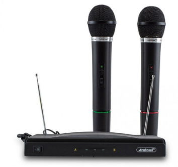 Set 2 microfoane wireless karaoke MIC590