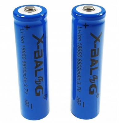 Set 2 Acumulatori 8800 mAH 3.7 V Li-ion model 18650