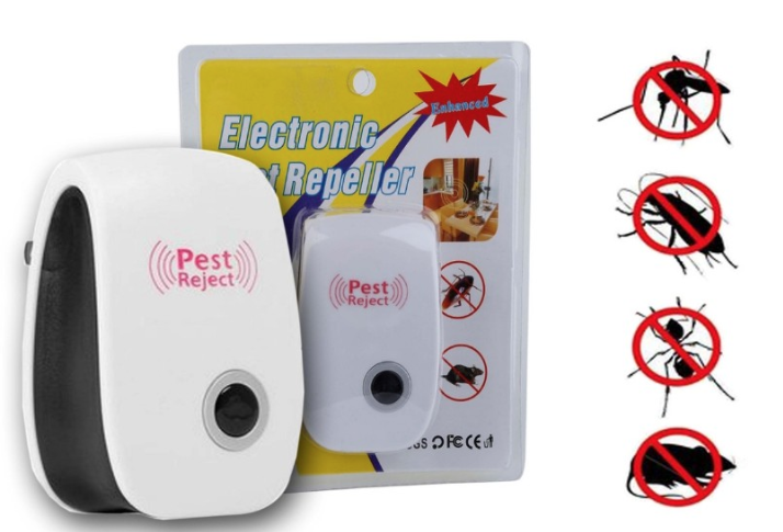 Aparat electric cu ultrasunete anti tantari daunatori insecte