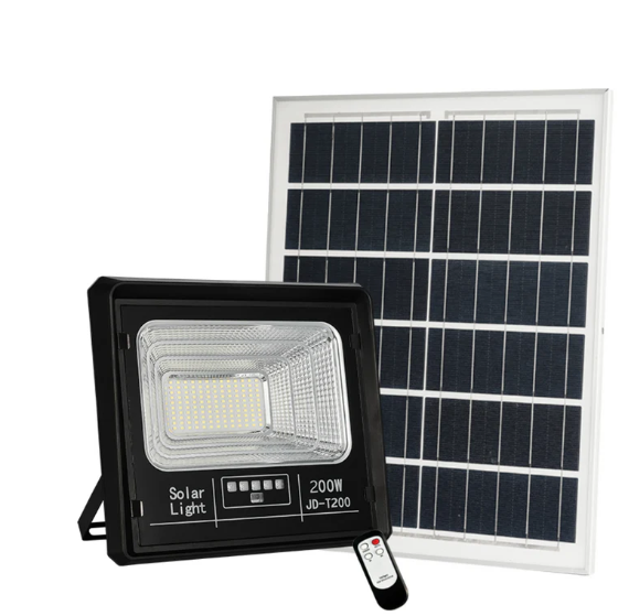 Proiector LED 200W cu panou solar