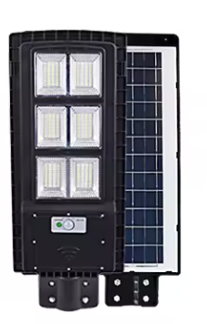 Lampa solara stradala LED 300W cu panou fotovoltaic cu 6 casete