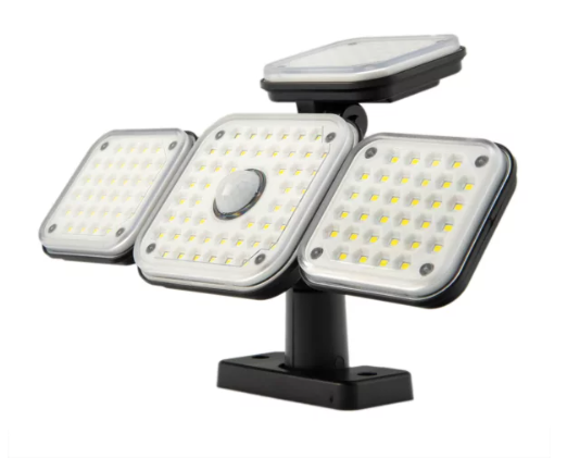 Lampa solara Andowl Q TY111 6500K cu 4 casete si senzor miscare