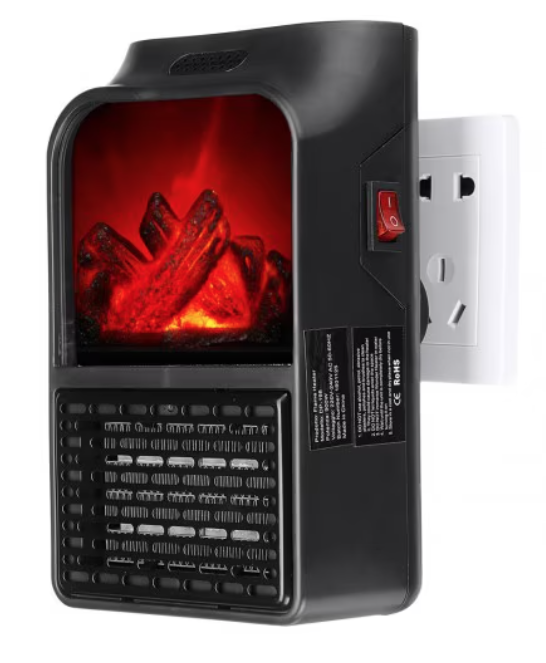 Aeroterma portabila Flame Heater 900 W 2 niveluri temperatura display digital