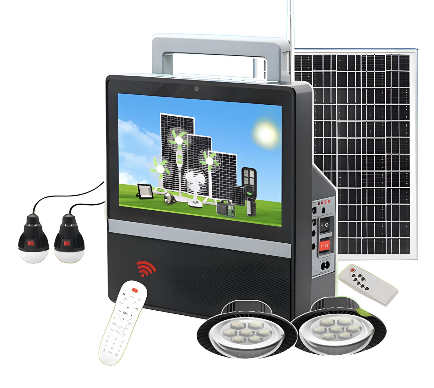 Reducere GAVE Kit panou solar cu TV GD 8088 putere…