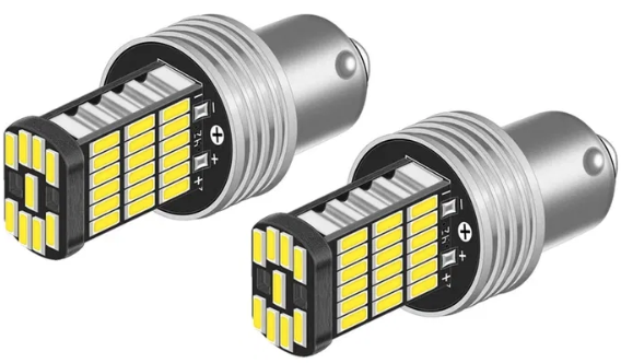 Set 2 Becuri LED auto P21W 1156 BA15S