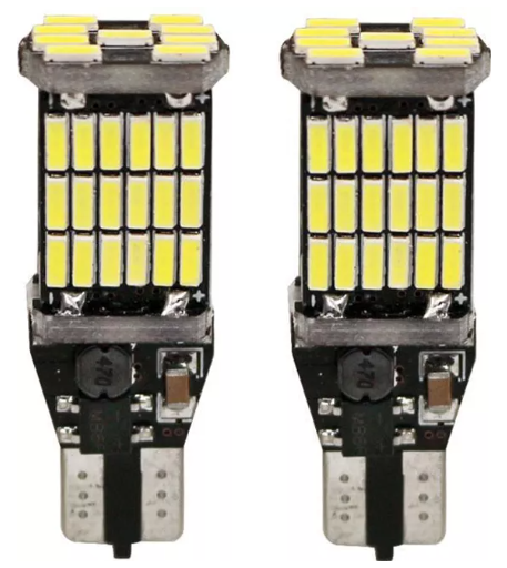 Set 2 x Becuri auto LED SMD T15 16W Canbus