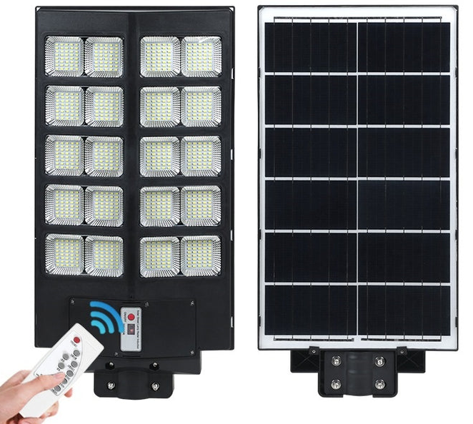 Lampa Solară Stradală 1000W Dublă: Iluminare Eco & Elegantă pentru Exterior