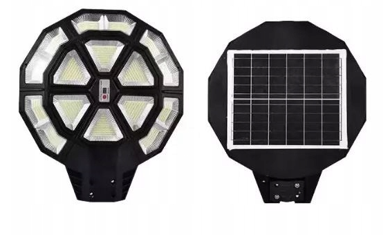 Lampa Solară Stradală 1200W Premium cu 890 LED: Iluminare Modernă și Economie de Energie!