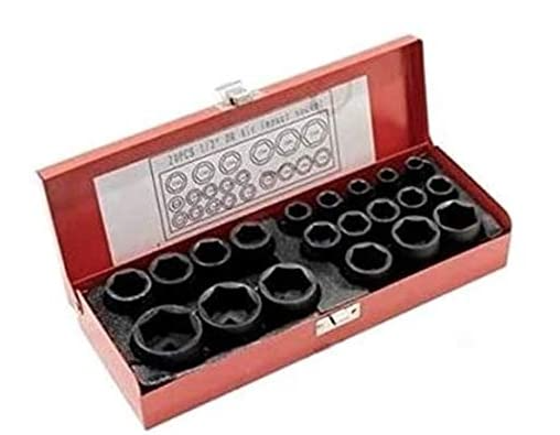 Trusă Profesională 20 Tubulare de Impact 1/2 – Durabilitate Absolută pentru Proiecte Auto