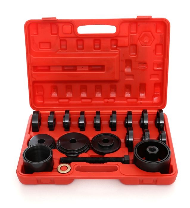 Trusa Profesională 23 Prese Rulmenti KD10514: Soluție Rapidă pentru Întreținerea Auto Casnică!