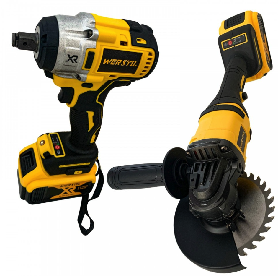 Trusa Werstil Pistol Impact 320Nm & Polizor 125mm – Soluție Profesională pentru Proiecte DIY și Acasă