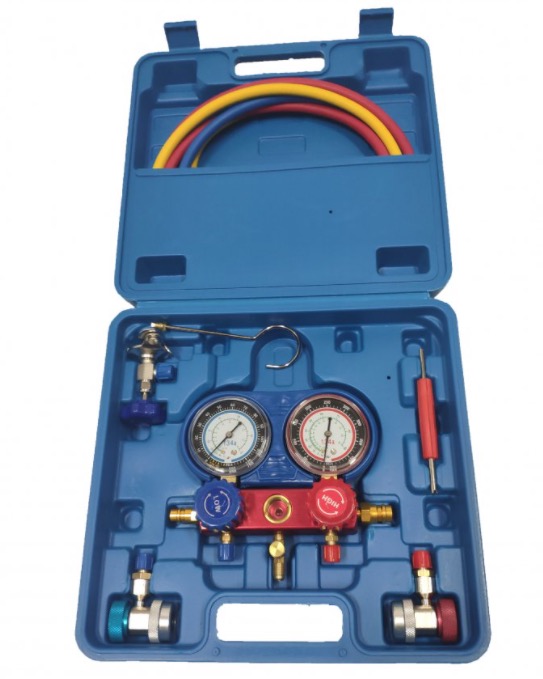 Trusa Verificat AC cu 2 Manometre: Soluție Profesională pentru Întreținerea Sistemelor de Aer Condiționat