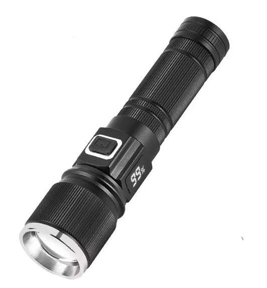Lanterna de mana LED COBA CB S001 4 cu lumina alba albastra rosie