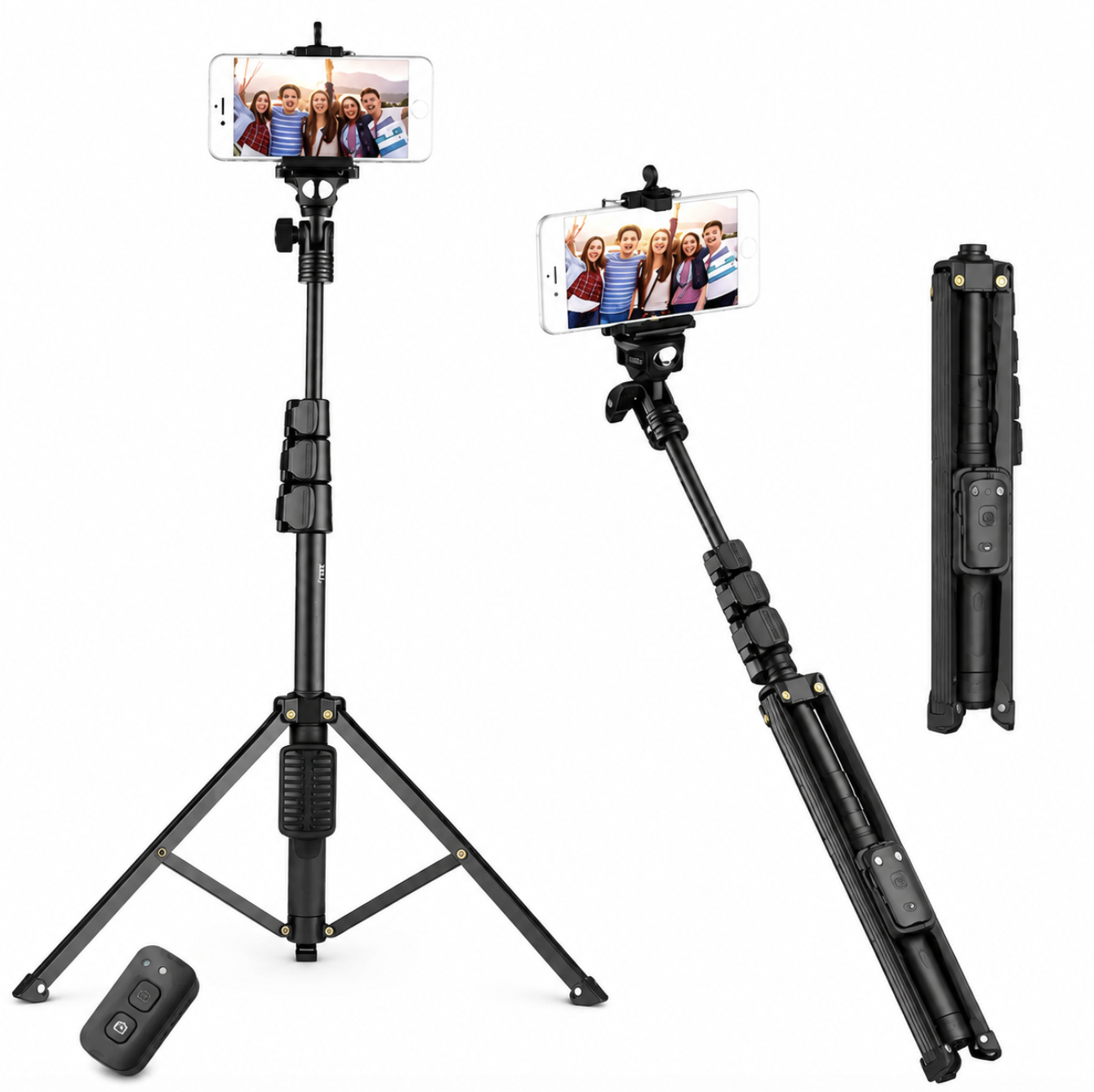 Selfie Stick cu Trepied si telecomanda ANDOWL Model: Q L1388
