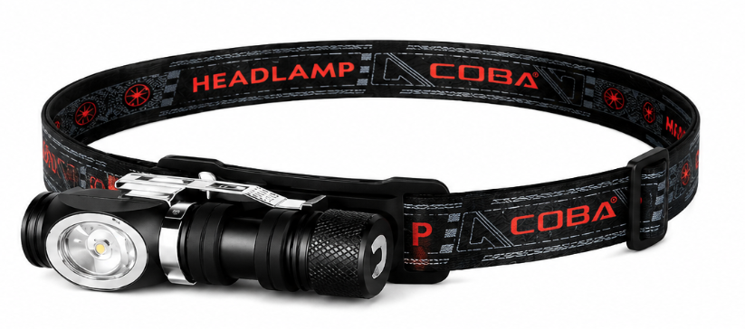 Lanterna de cap COBA CB T847 de 1000 lm Zoom Telescopic Magnet 2 in 1
