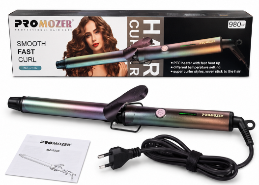 Ondulator Profesional ProMozer MZ 2236 afisaj digital temperatura reglabila