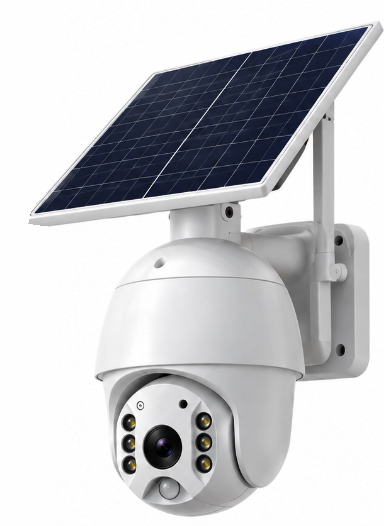 Camera de Supraveghere Solara PTZ HD 4G Panou Solar 7.8W PIR + AI Vedere Nocturna Color QS10