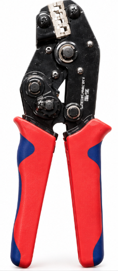 Cleste de sertizare terminali electrici maner ergonomic pentru cabluri si conectori