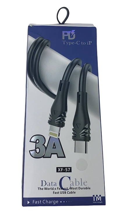 UB Cablu de date TYPE C si iphone Alb XF 57 - Imagine 1