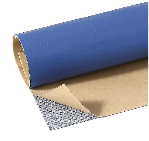 UB Sul autoadeziv din piele ecologica (imitatie piele) 0.75 x 2.5m ALBASTRU
