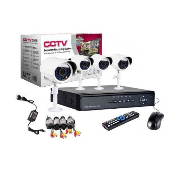 Kit de Supraveghere Kit video AHD CCTV DVR 4 camere EXTERIOR